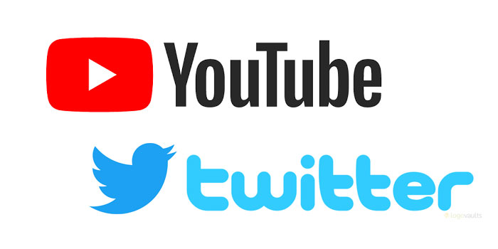 youtubeとツイッターのロゴ