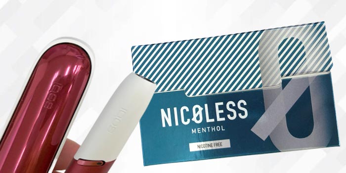 NICOLESS(ニコレス)をアイコスで吸った感想レビュー:メンソール