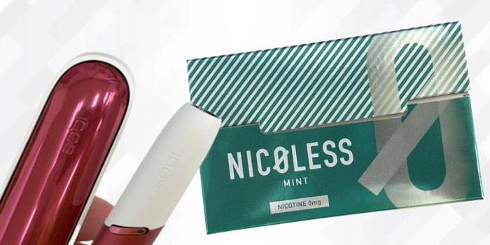 NICOLESS(ニコレス)をアイコスで吸った感想レビュー:ミント