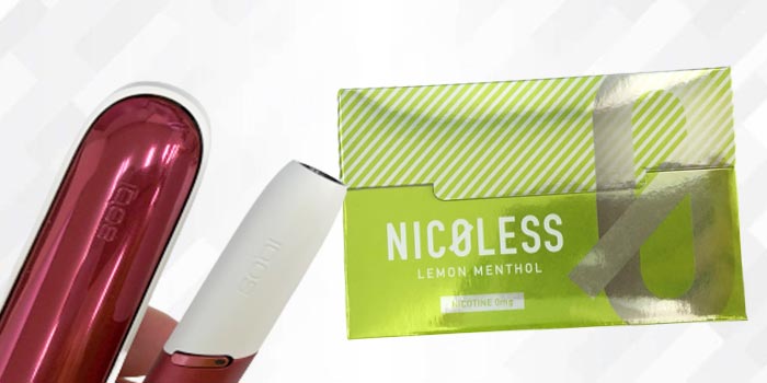 NICOLESS(ニコレス)をアイコスで吸った感想レビュー:レモンメンソール