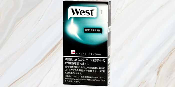 紙巻きタバコ「WEST(ウエスト)」の値段⑨:ウエスト アイスフレッシュ 1 100