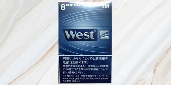 紙巻きタバコ「ウエスト」の廃盤銘柄の値段①:ウエスト ディープブルー