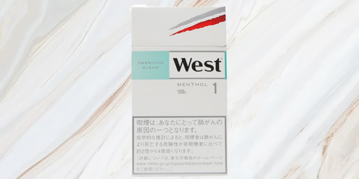 紙巻きタバコ「ウエスト」の廃盤銘柄の値段⑤:ウエスト ホワイトメンソール100