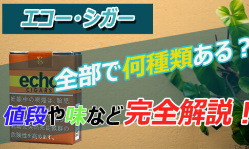 エコーのタバコは何種類ある？値上げ後の値段や味・タールを解説！
