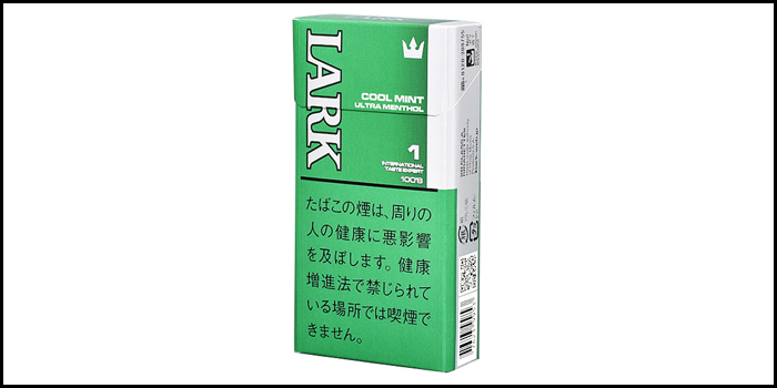長いロングサイズタバコ銘柄:ラークウルトラメンソール100’sボックス