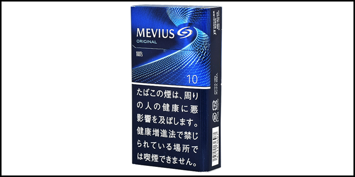 長いロングサイズタバコ銘柄:メビウス100’sボックス