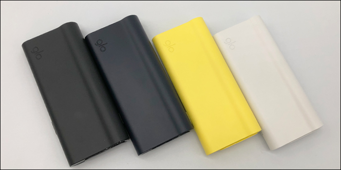 最新型glo pro slim (グロー・プロ・スリム)実機レビュー:全4色のデバイス