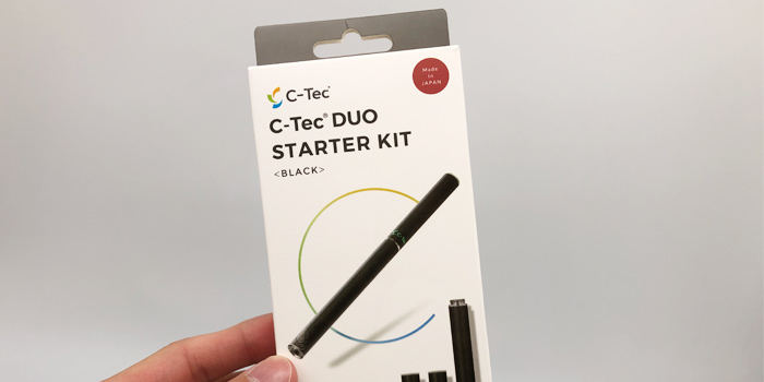 電子タバコ  C-Tec(シーテック) 使い方 CBDリキッドカートリッジをレビュー