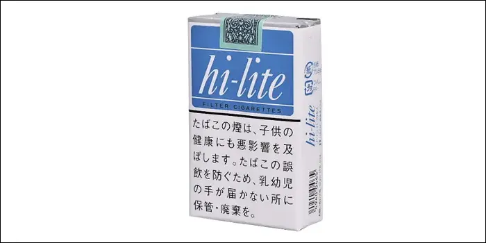 タバコ銘柄ハイライトのパッケージデザイン