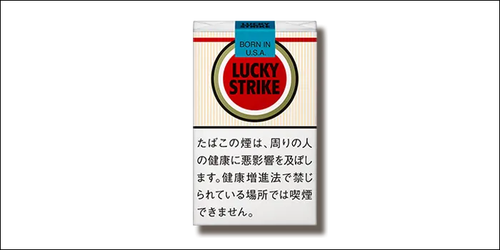 タバコ銘柄ラッキー・ストライクFKのパッケージデザイン
