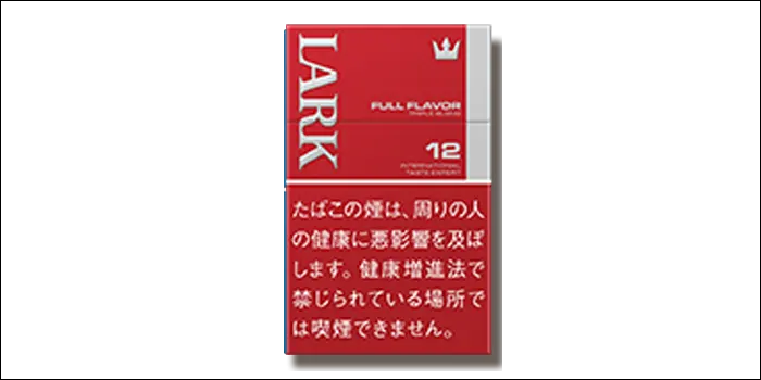 タバコ銘柄ラーク・100・ボックスのパッケージデザイン