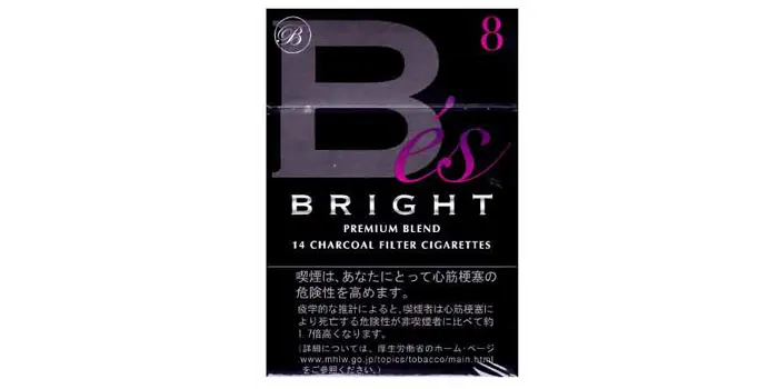 現在販売中の紙巻きタバコ「ブライト」の味・値段をご紹介：ブライトエス8