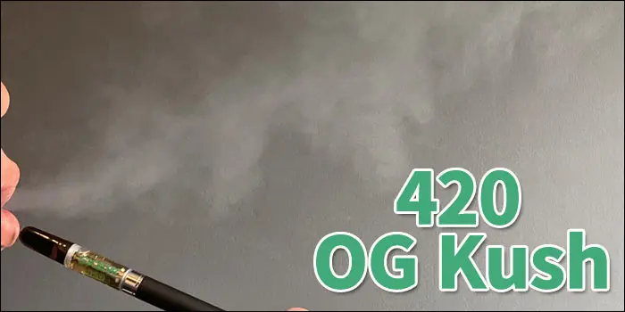 skew(スキュー) CBDリキッド フレーバーの味 レビュー 420 OG Kush