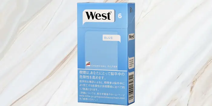 紙巻きタバコ「WEST(ウエスト)」の値段④：ウエスト ブルー 100