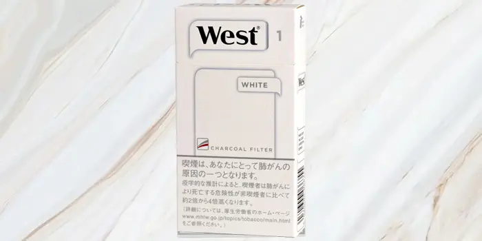 紙巻きタバコ「WEST(ウエスト)」の値段⑥：ウエスト ホワイト 100
