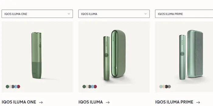 新型アイコスイルマワン(IQOS ILUMA ONE) アイコスイルマシリーズの違いを比較レビュー カラー