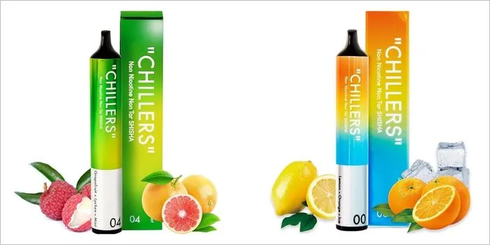 チラーズの「Grapefruit × Lychee × Mint」「Lemon × Orange × Ice」フレーバー