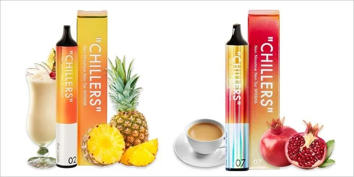 チラーズの「ピニャコラーダ」「ミルクティー × ザクロ × ミント」フレーバー